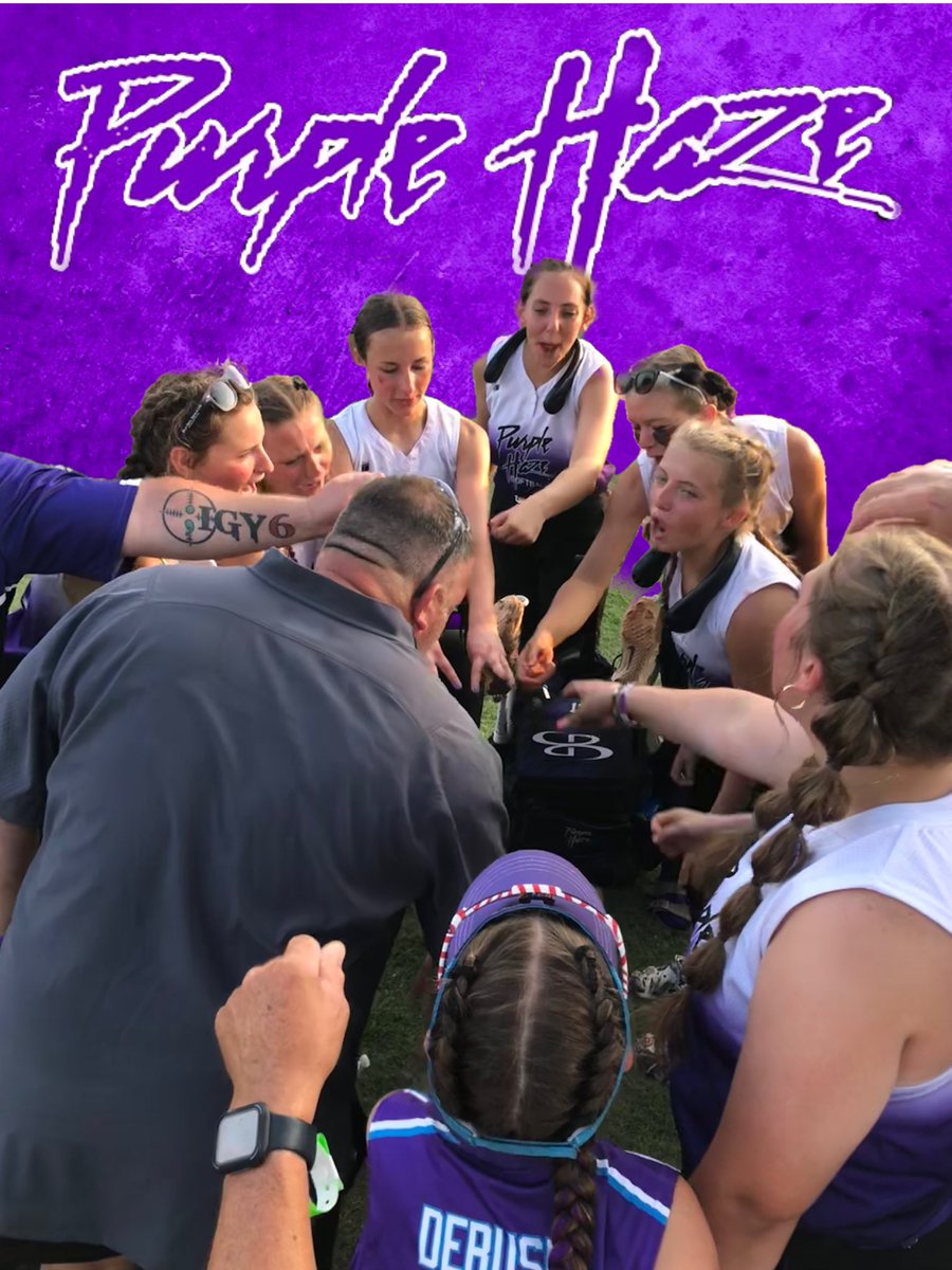 18UPurpleHazeSB's tweet photo. 💜🥎Nationals- Bracket Game 1: Purple Haze battled and won vs. St. Louis Pirates-Bones with a tight game 1-0! We’re back tomorrow 5:30pm to keep it going! 💪🥎💜 @USSSAFastpitch 
#PurpleHazeHustle #RoadtotheBeachNationals https://t.co/GUKwrFndPx