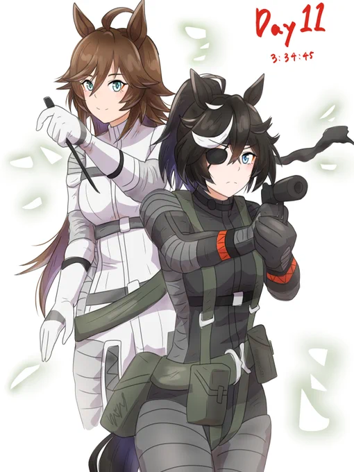 【エース100日チャレンジ】 Day11 エース、まずCQCの基本を思い出して #ウマ娘