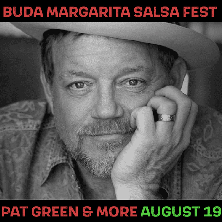 BudaSalsaFest's tweet photo. Buda Margarita Salsa Fest will be here before you know it.

A full night of cold drinks, great food and family fun.

FREE PARKING

Music from:
Pat Green
Micky &amp; The Motorcars
Rio Tripiano
Rochelle &amp; The Sidewinders

https://t.co/UnCm5fSzJF for tickets. https://t.co/msdjwKkKQt