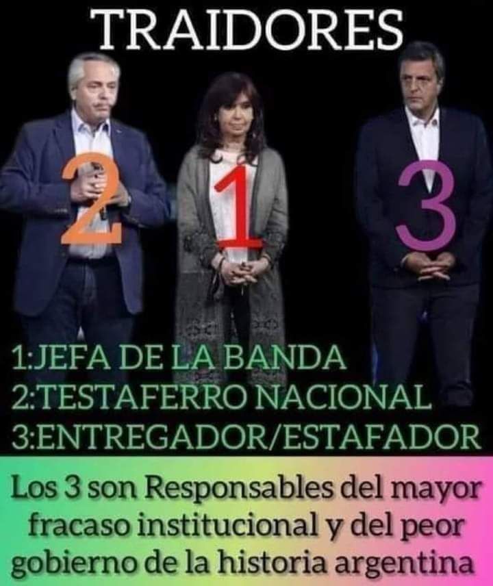 #GobiernoDeMafiosos