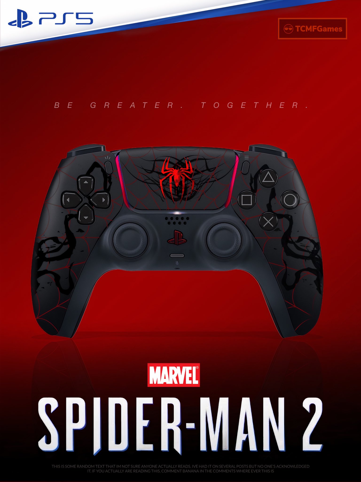 TCMFGames on X: Spider-Man 2 PS5 custom Dualsense controller - PS5Themes