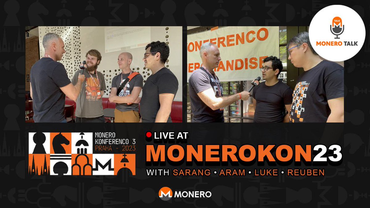 Revolutionizing Privacy: @kayabaNerve, Sarang, @aramjivanyan and @reubenyap LIVE at #MoneroKon23- We discuss: -Full Membership Proofs -Likelihood of Monero implementing FMPs w/ Seraphis - last part fine youtu.be/1hJ5DGuVToM