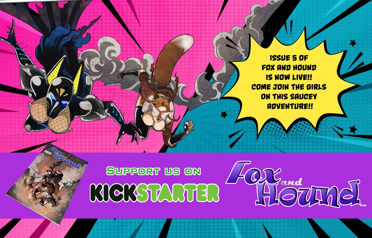 There is still time to grab your copy for Fox and Hound issue 5!!! So come and join the girls with all their hilarious shenanigans!!

Please back or share the link below!!

kck.st/3PC3ZTZ

#comics #Kickstarter #Funding #comicbooks #indiecomics