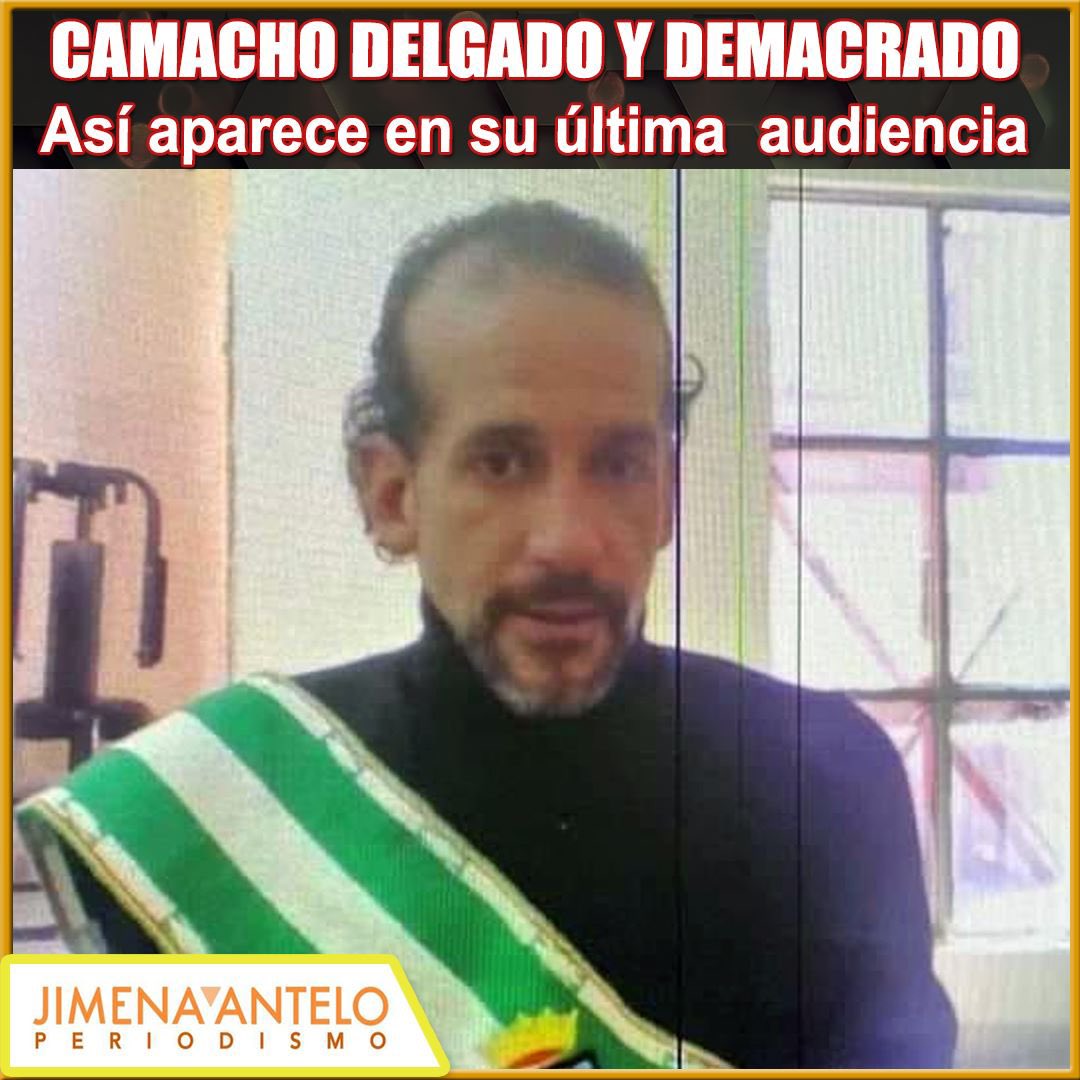 JimenaAnteloT's tweet image. CAMACHO LUCE ASÍ 
DELGADO Y DEMACRADO

Desde la Gobernación insisten en la necesidad de hospitalización.