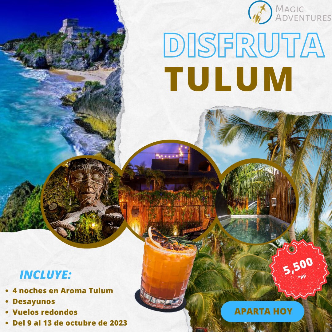 MagicAdventure5's tweet photo. ¿Sabías que Tulum significa "muralla" en Maya? Pues era conocida como la ciudad amurallada... ¿No sabes por qué? Ve a descubrirlo 😍✈️🌊🏝

Túmbate como #WhatsApp pero en la playa
#tulum #MAYA #viajar https://t.co/O451vrl2rp