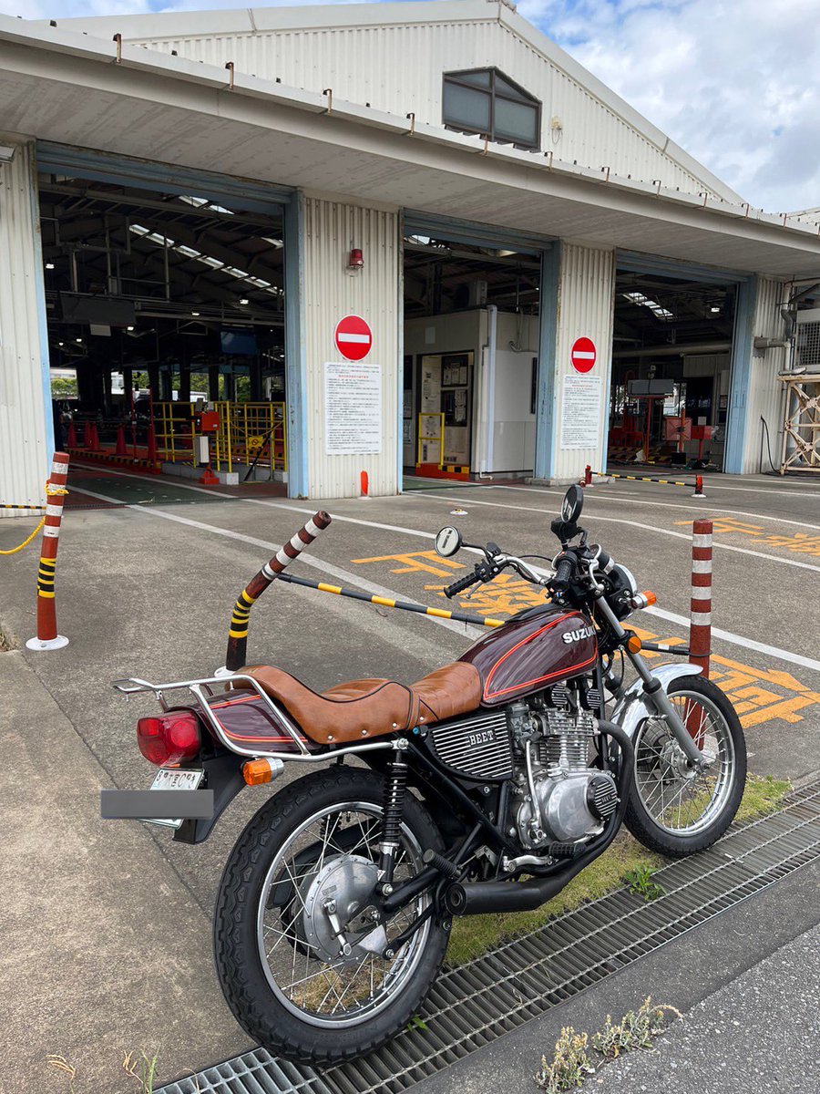 eternity_masaki's tweet photo. 本日、朝イチでGS400…車検です！ https://t.co/oi05yep8xk