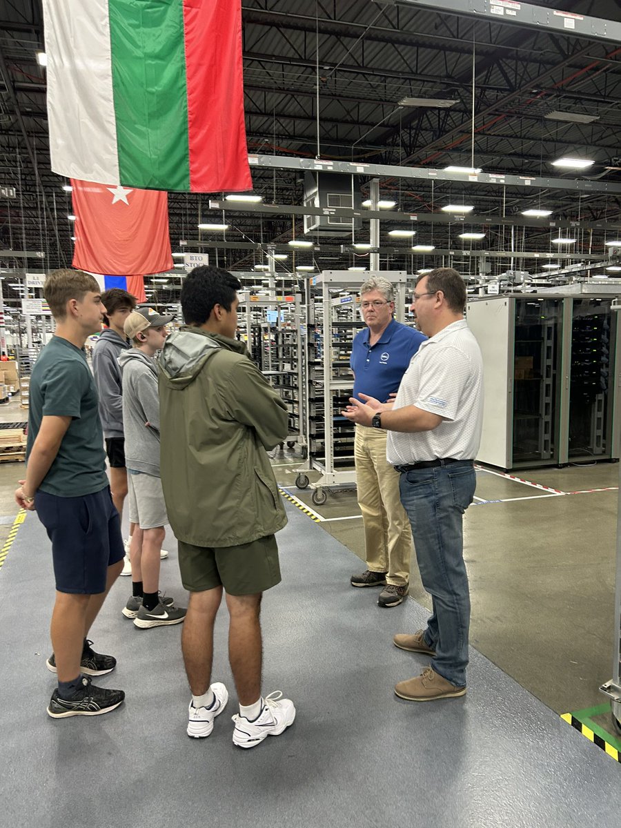 CTE_Chatham's tweet image. Our CTE IT Tech Team Interns visited with Dell Technology in Apex today. We were shown how servers are built based on their customers needs. The distribution center and new products were so interesting to view. @ChathamCoSch @NCBCE