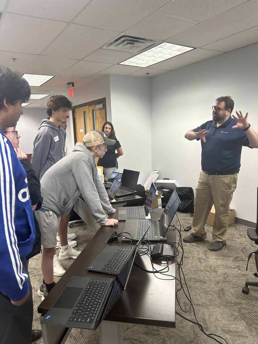 CTE_Chatham's tweet image. Our CTE IT Tech Team Interns visited with Dell Technology in Apex today. We were shown how servers are built based on their customers needs. The distribution center and new products were so interesting to view. @ChathamCoSch @NCBCE