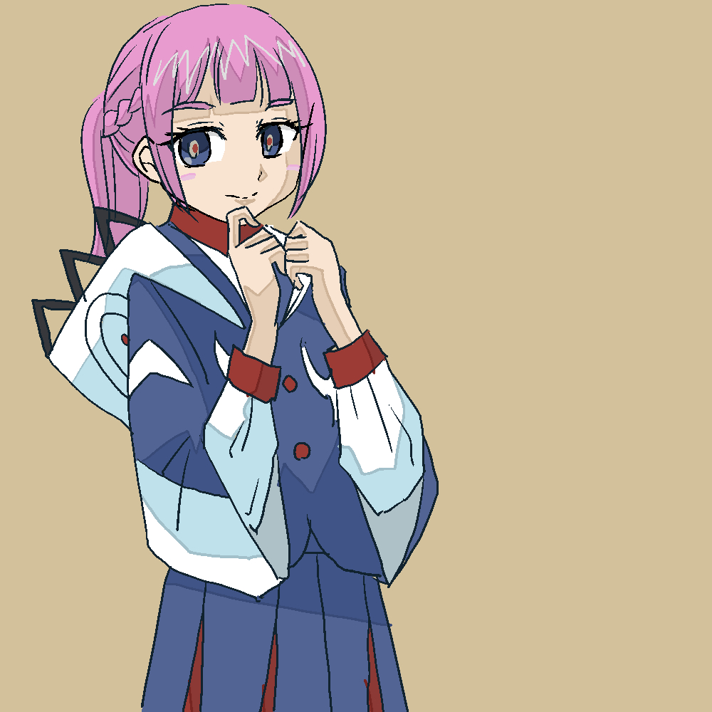 「別の塗り方も試してみた#花譜美術部 」|小島アジコのイラスト