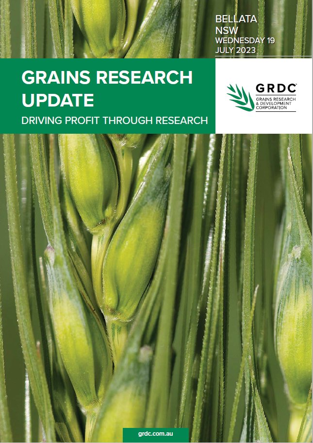 GRDCNorth's tweet photo. Couldn't get to the #Bellata #GRDCUpdates yesterday? Pdf of proceedings available here: https://t.co/3n7cN2j9Hp https://t.co/JUxRB6v9iq