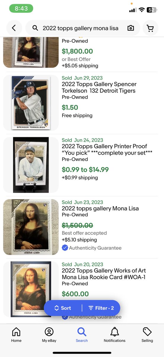 phillycardboard's tweet photo. This is like… really good. Or all of these EBay bids are insane… https://t.co/gNVSqNxJWl