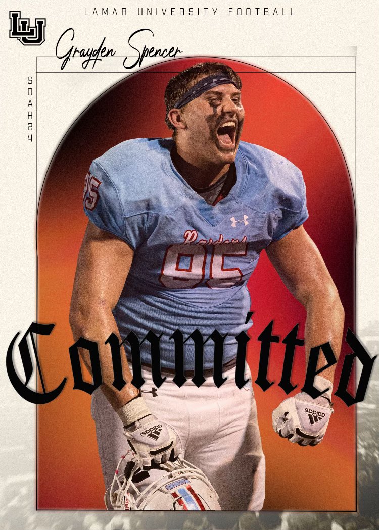 I am exited to announce that I am committing to Lamar University! #GoCards