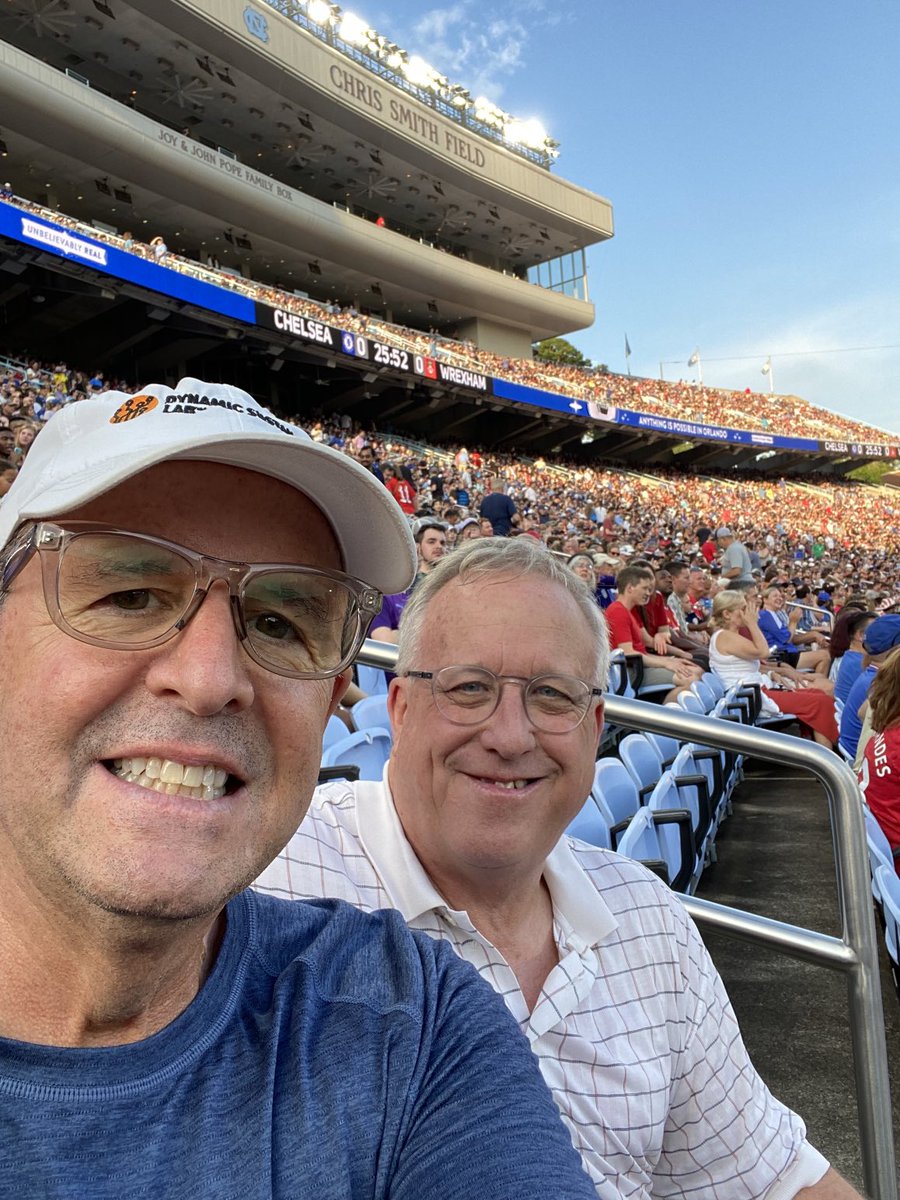 A great night in Chapel Hill with over 50,000 of my friends watching ⁦<a href="/ChelseaFC/">Chelsea FC</a>⁩ vs ⁦<a href="/Wrexham_AFC/">Wrexham AFC</a>⁩ -perfect weather and fun environment.