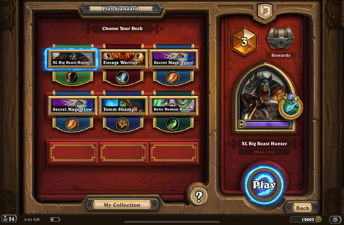 Haven’t tweet for a while. Took a half year break from HS, but found out next seasonal is based on July, August, September and I thought why not pick it back up. Glad I’m not that rusty, and the goal is a top 5 finish this month. 
Let’s see how it goes!