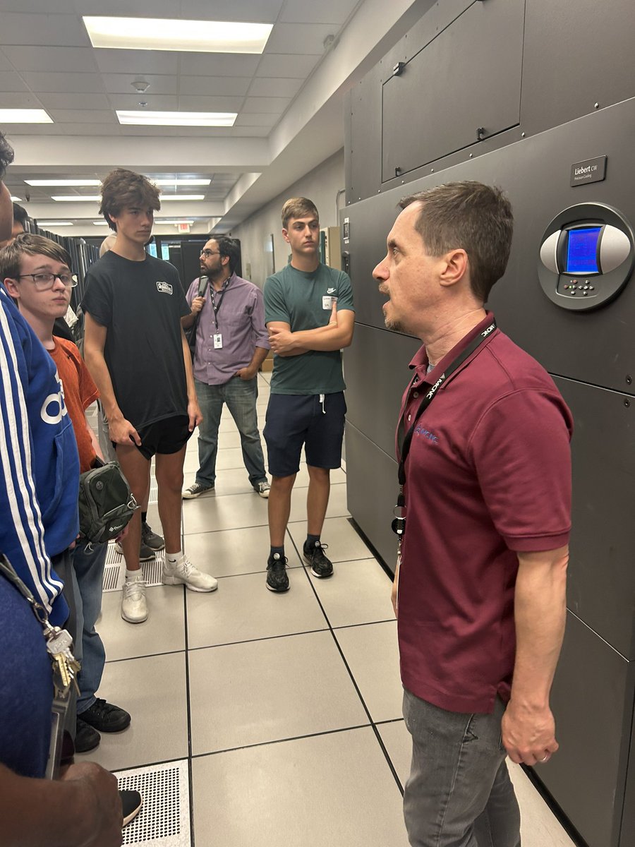 CTE_Chatham's tweet image. Our CTE IT Tech Team Interns got to tour MCNC today after their visit with Dell Technology today. Students got to see how servers were built then tour an actual server service center. Connecting Industry to our Schools. @ChathamCoSch @NCBCE