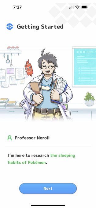 The new prof in Pok&eacute;mon sleep looks like he&rsquo;d give bomb ass cuddles 🥺 https://t.co/s9o2tQfBQN