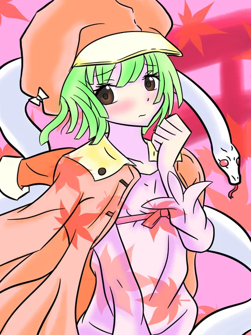 イラスト100枚描く企画 32枚目千石撫子ちゃん #イラスト企画 #物語シリーズ #千石撫子 #絵柄が好きって人にフォローされたい 