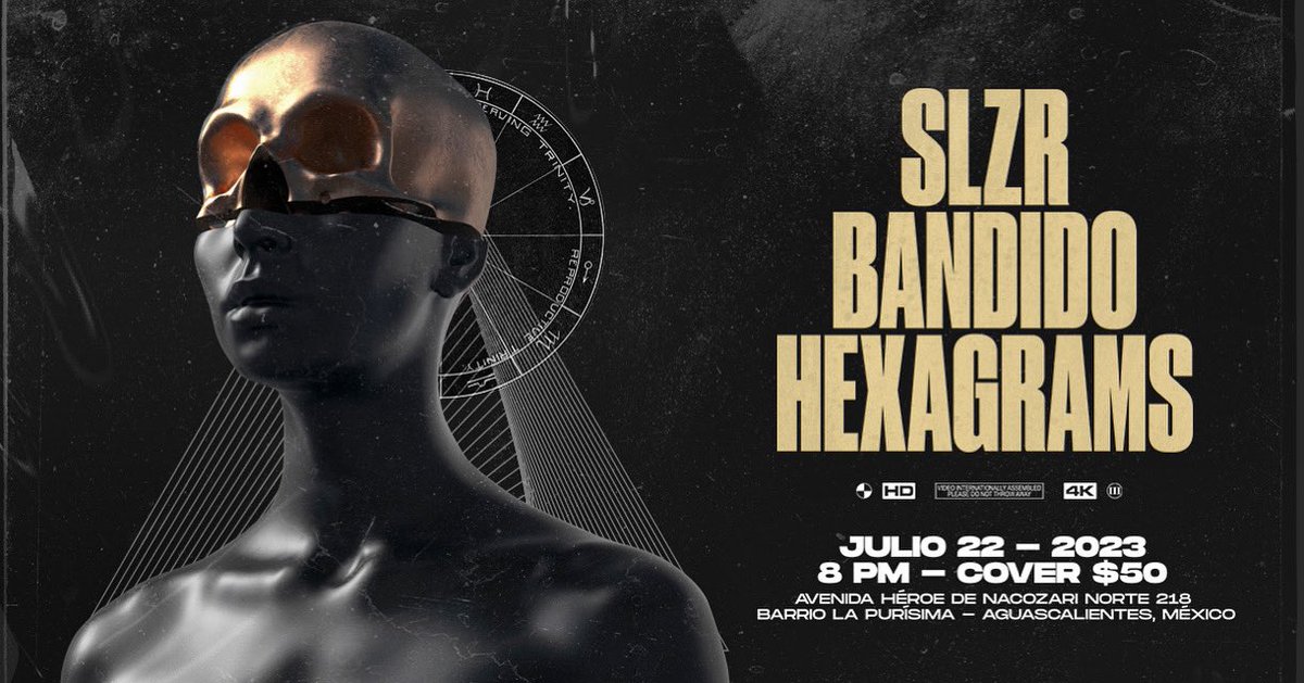 sinclaircastro's tweet image. SLZR en Aguascalientes!