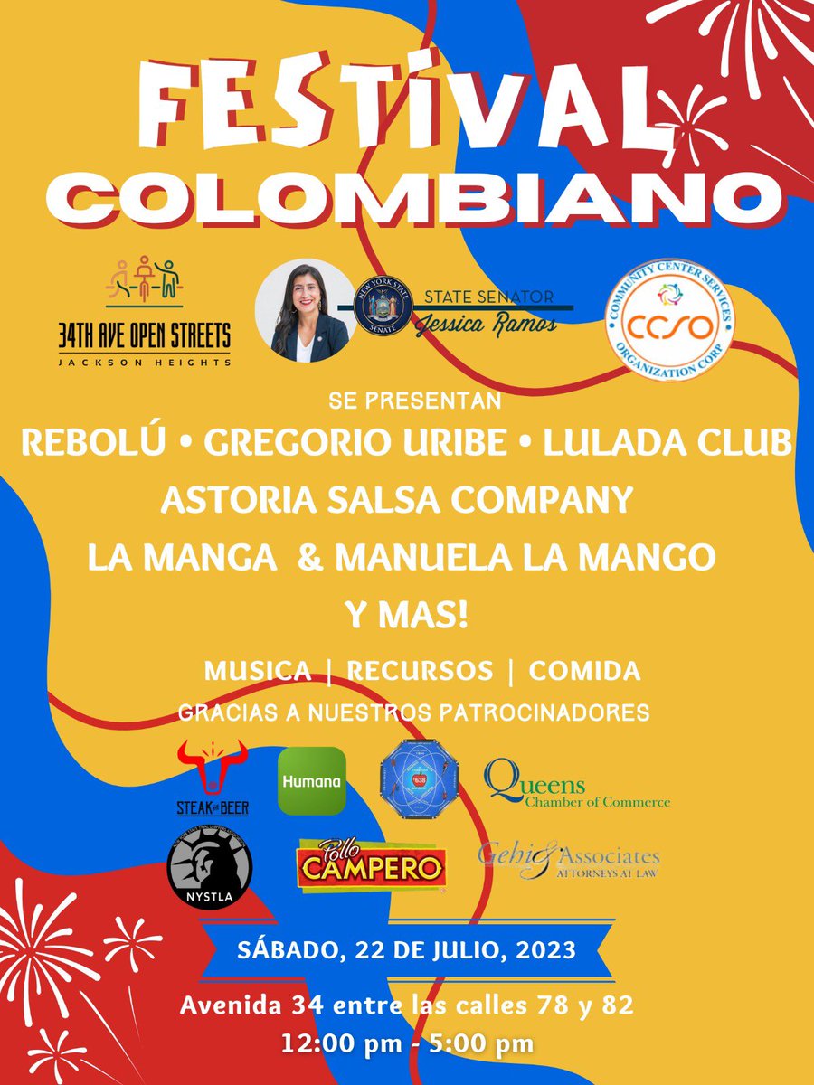 This weekend is the 2nd annual Festival Colombiano in Queens, and we are proud to be sponsors.  Steamfitters, make plans to come to Queens this Saturday for some great music and food while we support the great local community organizations that make this event possible. 🇨🇴