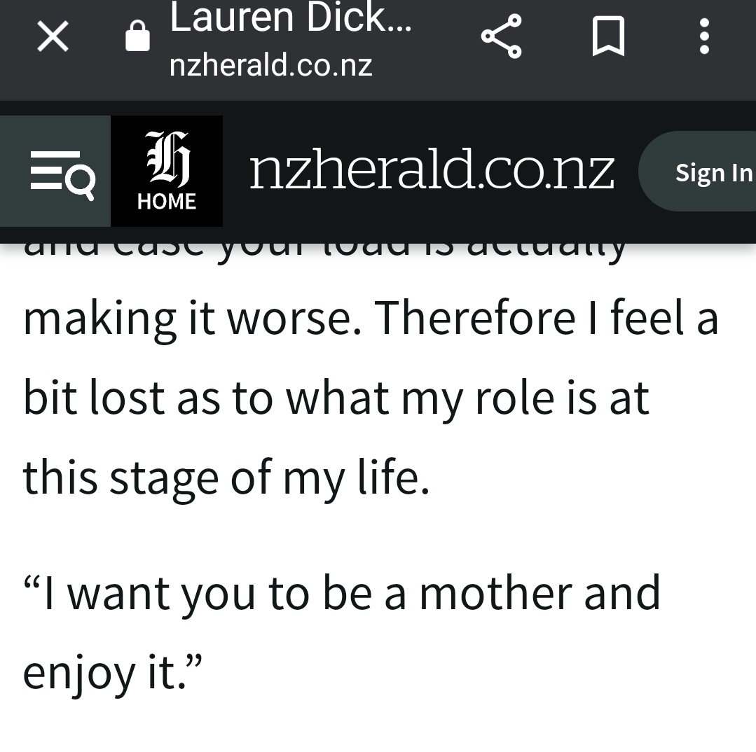 qmptrading's tweet photo. @Brettbenraphael @News24 And this says a lot. "I want you to be a mother and enjoy it". However she wasn't enjoying it she was suffering severe mental distress and needed help. Not to move country but actual psychological/psychiatric intervention. If anything the move overseas was the tipping point. https://t.co/OBKzs7ptO9
