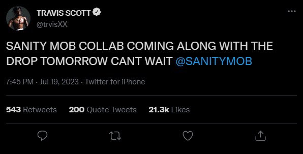 enklose's tweet photo. @trvisXX why’d you delete the promo for my brand bro?🥺@sanitymob https://t.co/M152H4GUm4