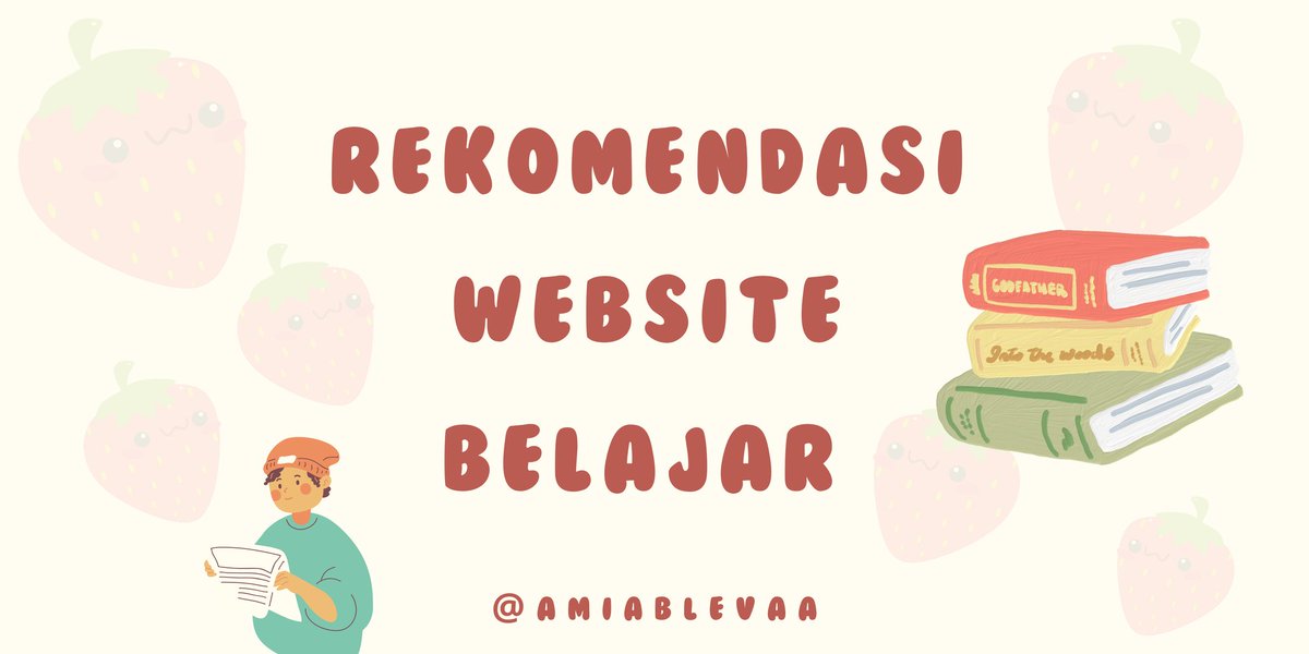 amiablevaa's tweet photo. 𝐑𝐞𝐤𝐨𝐦𝐞𝐧𝐝𝐚𝐬𝐢 𝐖𝐞𝐛𝐬𝐢𝐭𝐞 𝐁𝐞𝐥𝐚𝐣𝐚𝐫

         ── THREAD ──

#studytwt #tips #belajar #rekomendasi #AMBISVERSE
help rt and like if useful https://t.co/vwFVmPQknV