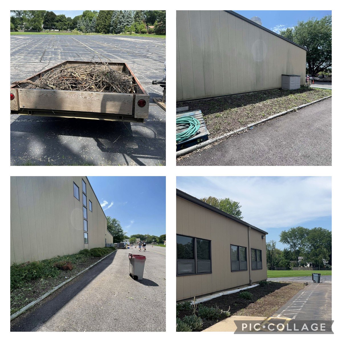 Selfless Service Project for the Goodfellas. We spent 3hrs today at a low income church that needed some help with landscaping! Thank you to my platoon for coming out for this cause. We helped them out tremendously. @robertpomazak @SCNFBOFFICIAL @Cover4SCN @scn4th_Phase