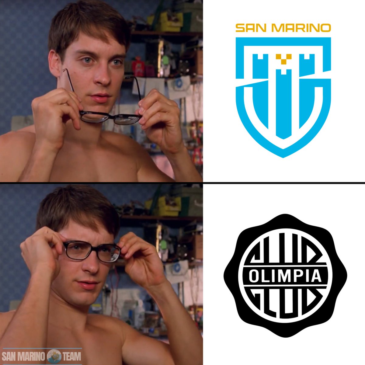 SanMarinoTeam's tweet photo. Un equipo de segunda división acaba de eliminar a Olimpia en la Copa de Paraguay. https://t.co/2JNJfTLaFS