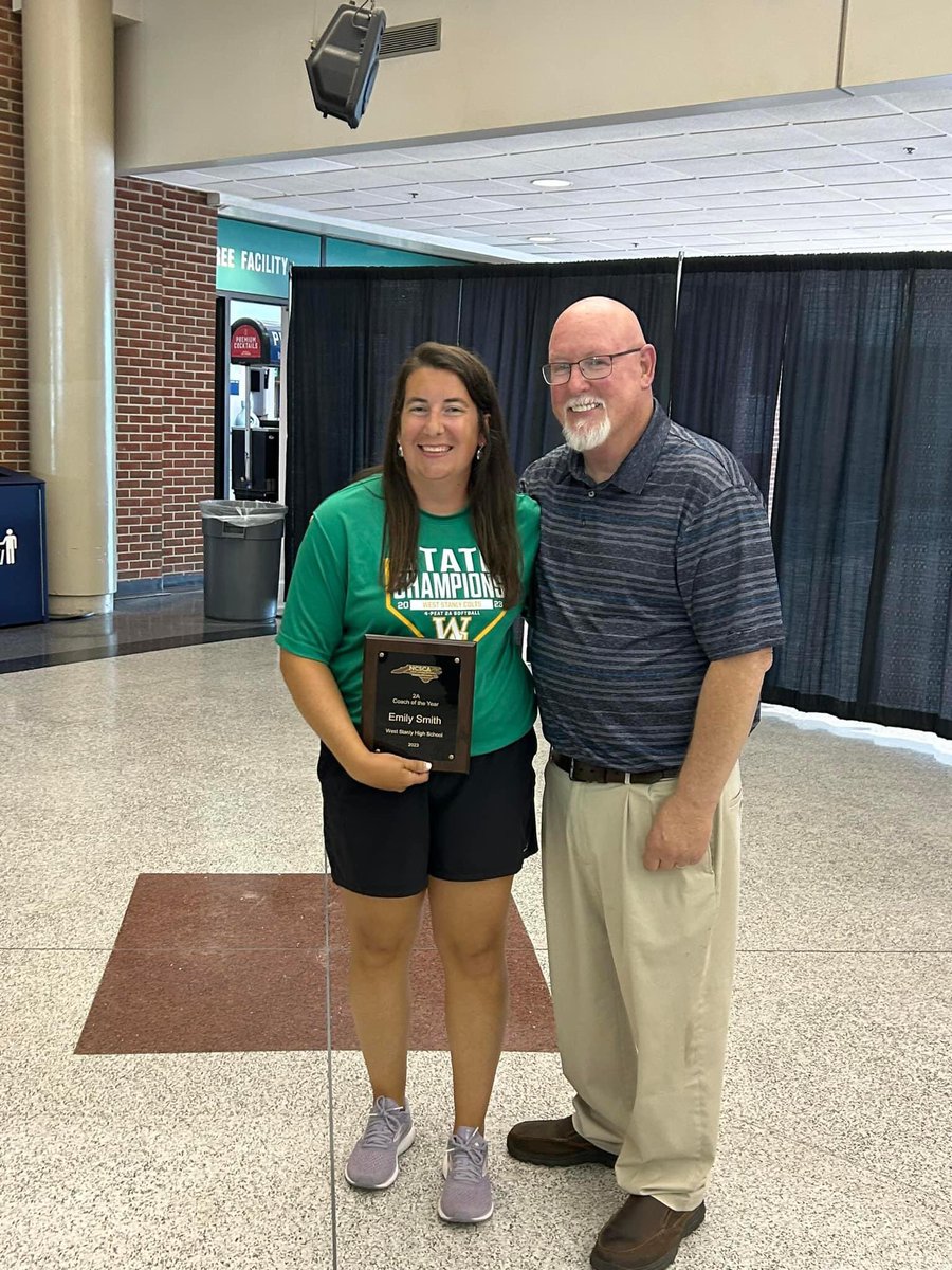 WSHSathletics's tweet photo. Congratulations to Coach Smith being named 2A Coach of the Year!

@WSColtsSoftball https://t.co/2ftaZfrbgQ