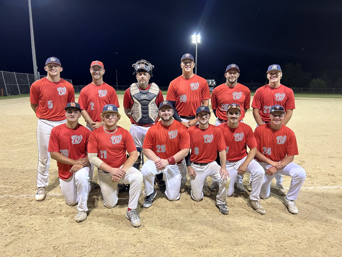 WDHawksBaseball's tweet photo. So great to see so many of our guys still playing!!! Congratulations guys!! Go Hawks https://t.co/3UDFNFVby2