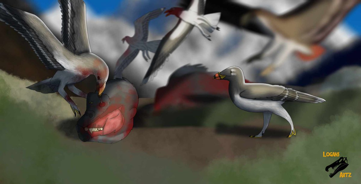 Logansartz's tweet image. Hi, I'm Logan. I am a 15-year-old amateur paleoartist who tries to make the prehistoric animals I draw (mainly Dinosaurs) plausible yet speculative. Um, I also draw speculative animals. Do I add pronouns to this? Well, I use any.