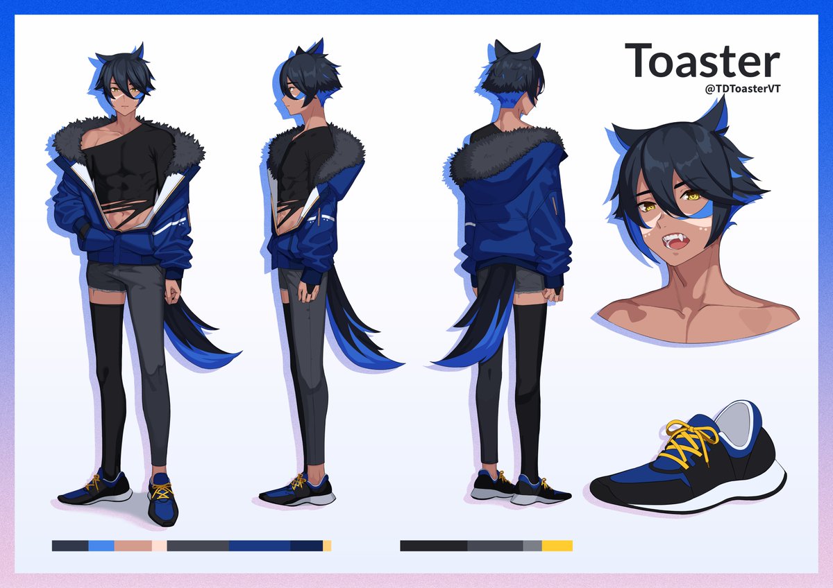 TDToasterVT's tweet image. Hi, I'm Toaster!

I'm a black-backed jackal tasked with carrying the sun, and I'm here to goof off and play video games instead of doing my job. Wanna join?

Model / Design / Sheet: @FranhamCG
Rigging: @Ninta_Mk3

#Vtuber #ENVtuber #VtubersEN #VTuberUprising