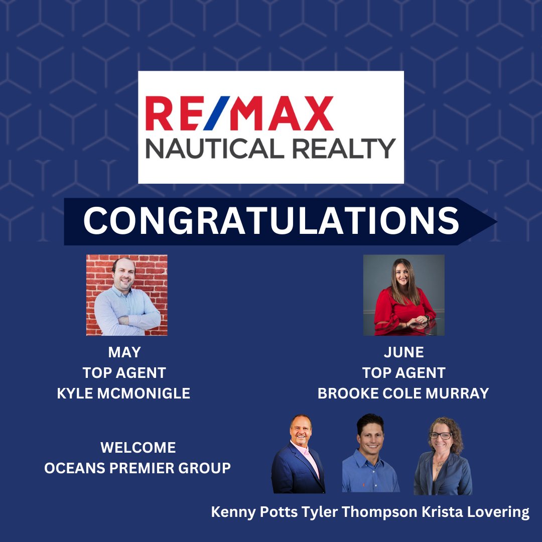 TheColeTeamSWFL's tweet photo. We are always so proud of our agents, so we thought we might show some recognition where recognition is due! Congrats, Kyle and Brooke! And again, a warm welcome to Oceans Premier Group!
#topagent #REMAX #welcome #realestate #SWFL https://t.co/f2SoYrVC3p