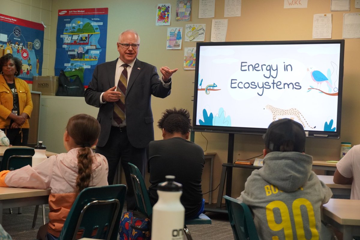 Governor Tim Walz tweet media