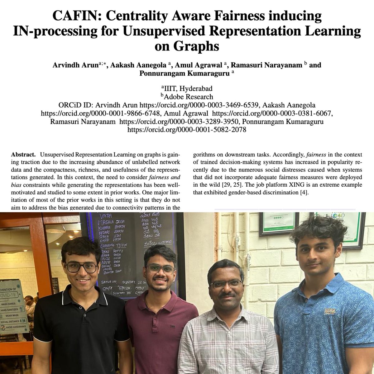 Ponnurangam Kumaraguru “PK” tweet media