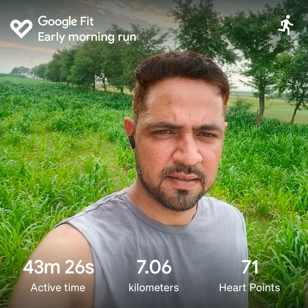 mahibajiya88's tweet photo. Muggy weather ..#dailyrunning Today 7 km ... https://t.co/YHEJZ8QsNl