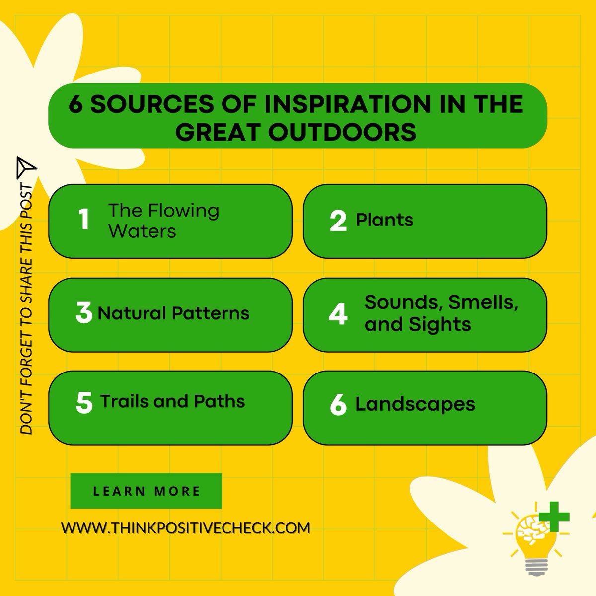 thinkpositivehq's tweet image. 🎯If you are looking for sources of inspiration in nature, check out the link below:
🌐 buff.ly/42t73om

#thinkpositivecheck #nature #confidence #success #healthymind #motivation #mountain #mindset #wellbeing #positive #routine  #journal #journaling #inspiration