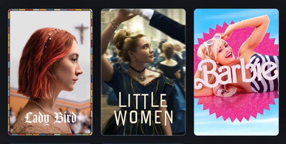 she’s 3 for 3 Greta Gerwig i love you