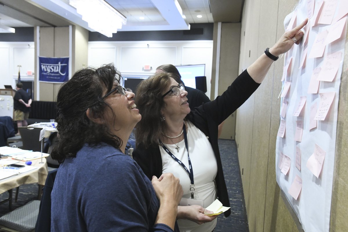 nysut's tweet image. We&apos;re halfway through #LAP2023!
Whether discussing ways to build meaningful partnerships within their communities or strategies to improve communications and outreach, LAP participants are learning tons (and having fun, too)!