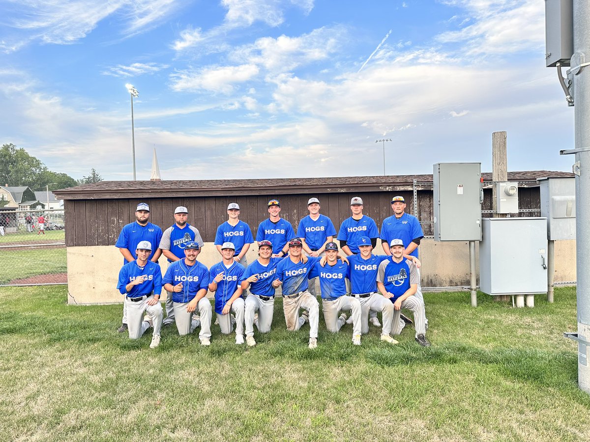 WHogsBaseball's tweet image. Walford Hogs win the nite league for the 4th consecutive season. Going undefeated on the year! Still 2 weekends left before state tournament