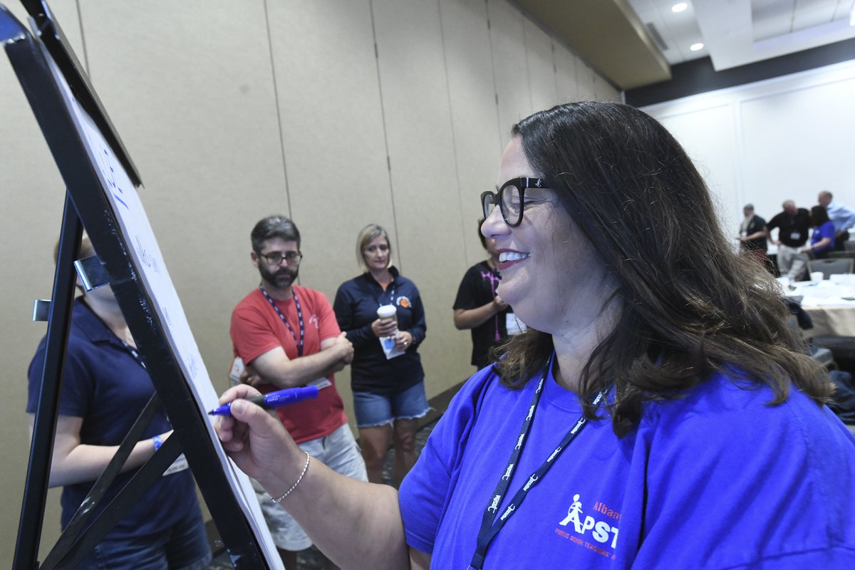 nysut's tweet image. We&apos;re halfway through #LAP2023!
Whether discussing ways to build meaningful partnerships within their communities or strategies to improve communications and outreach, LAP participants are learning tons (and having fun, too)!