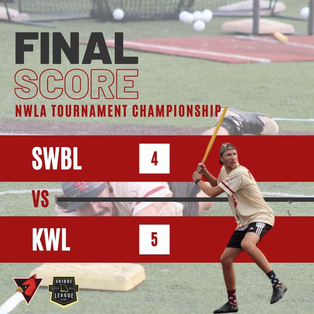 TheSWBL's tweet image. And that does it for the 2023 @NWLATournament. We came up just short against a tough @KzooWiffleball squad on ESPN+ in the Championship game. Congrats to the Keggers on their first championship, and we can’t wait for more amazing battles next year! What a ride!
