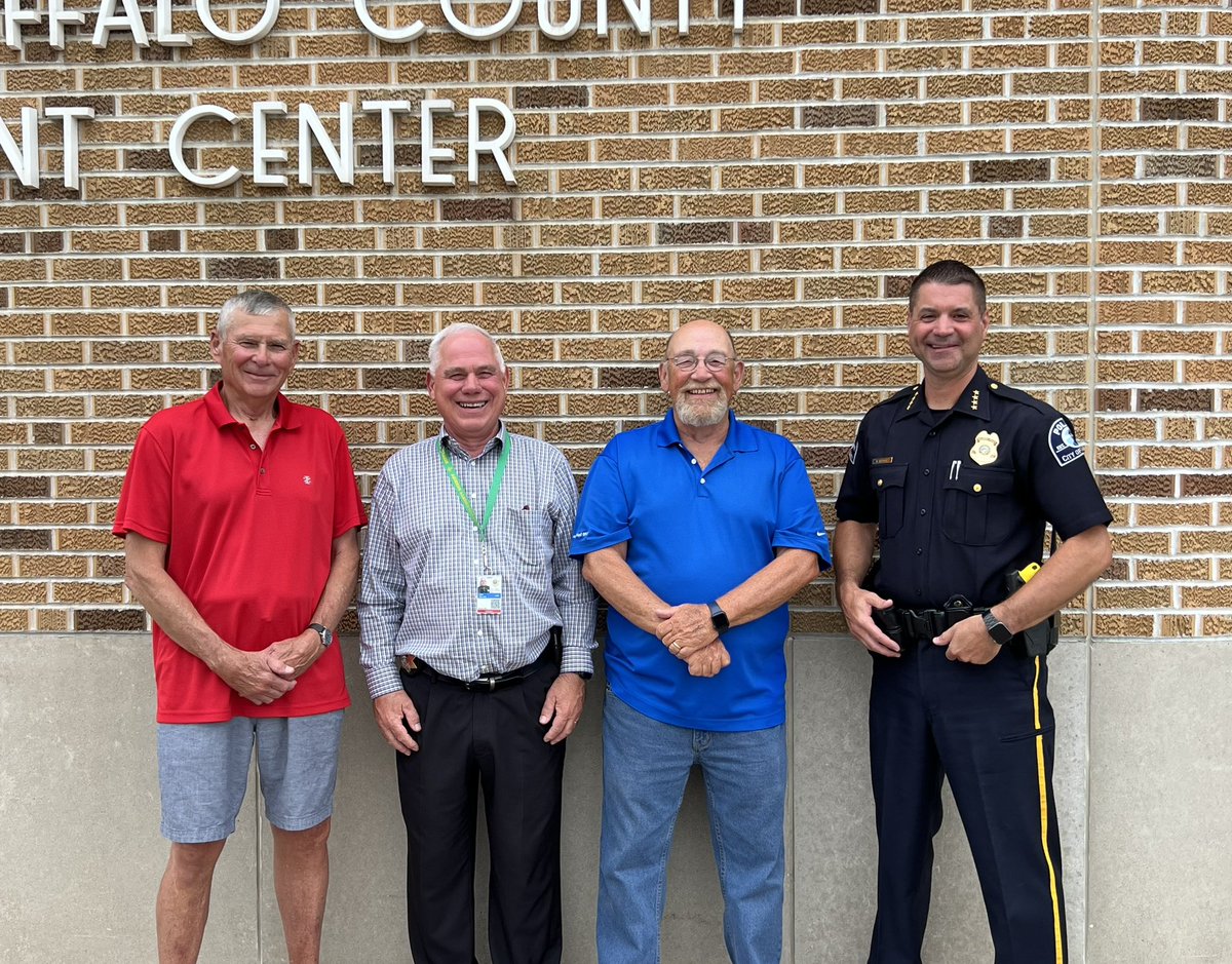 Chief Bryan Waugh (@chiefwaughkpd) on Twitter photo Proud to stand with the <a href="/KearneyPolice/">Kearney Police Dept</a> Chiefs who laid the groundwork before me, left to right: Chief Steve Lamken 1987-1996, Chief Dan Lynch 1996 - 2018, Chief Waugh 2019-present. The next photo, with our partner, <a href="/BuffaloCountySO/">Buffalo County Sheriff's Office</a> Sheriff Neil Miller, he’s served with all three! Proud to stand with the <a href="/KearneyPolice/">Kearney Police Dept</a> Chiefs who laid the groundwork before me, left to right: Chief Steve Lamken 1987-1996, Chief Dan Lynch 1996 - 2018, Chief Waugh 2019-present. The next photo, with our partner, <a href="/BuffaloCountySO/">Buffalo County Sheriff's Office</a> Sheriff Neil Miller, he’s served with all three!
