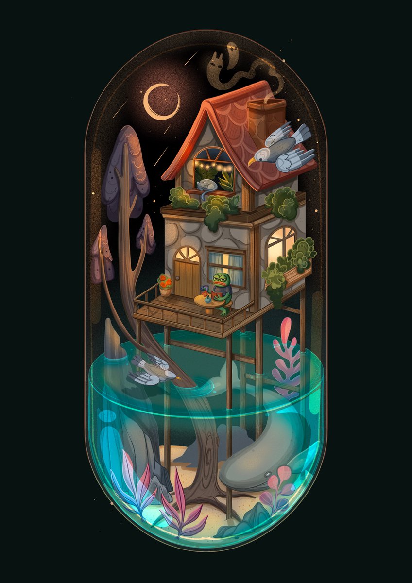 CAPSULE HOUSE ✨💊✨ (@capsule_house) on Twitter photo "Peps Cabin" created by <a href="/0xSpookAsem/">Spookasem (wassie, verse)</a> for the 💊family! Enjoy and mint this fun free piece! "Peps Cabin" created by <a href="/0xSpookAsem/">Spookasem (wassie, verse)</a> for the 💊family! Enjoy and mint this fun free piece!
