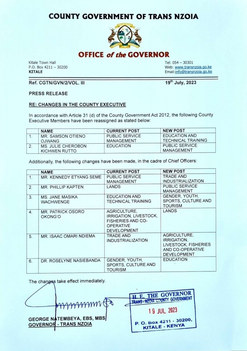 HammerHamm026's tweet photo. The Reshuffle In My Executive Committee Members and Chief Officers.

Good morning and blessed day great people. https://t.co/i8ckTBXcqk