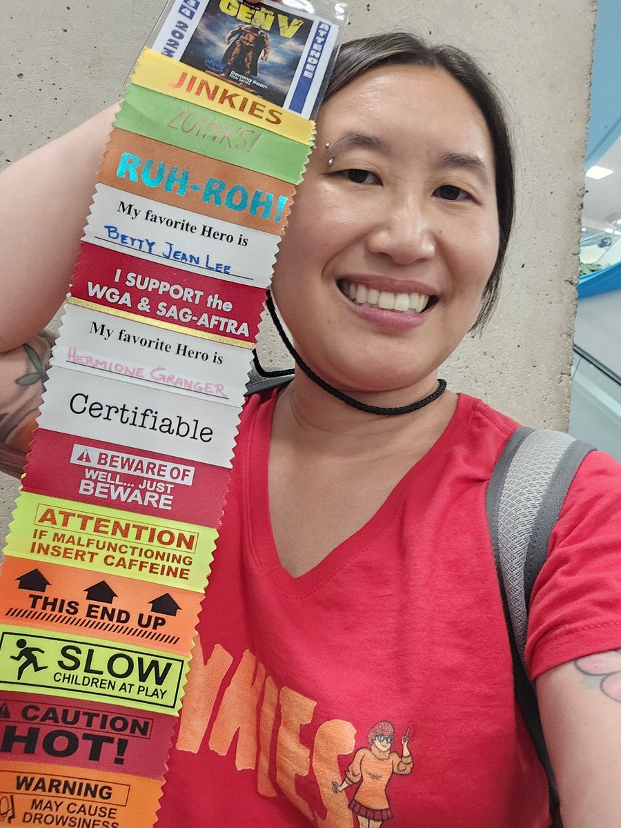 hellokittiecon's tweet photo. NO shame in my Badge Ribbon game. If you see in the wild and say any Scooby-isms I have a ribbon for your badge!
#Zoinks #Jinkies #RuhRoh #BadgeRibbons https://t.co/sawWpFIOQg