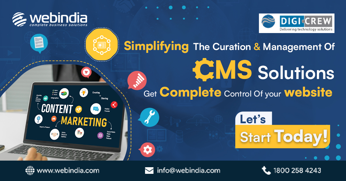 webindiaservice's tweet image. Webindia offers the best CMS development services to ensure better results for your business.
#CMS #cmsdevelopment #contentmanagement #contentmanagementsystem #websitedevelopment #websitedevelopmentcompany #webindia #digicrew