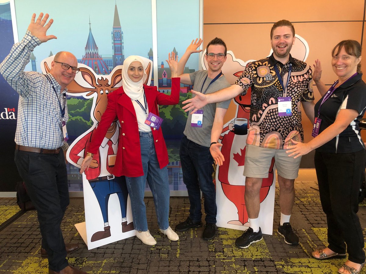 QUTDataScience's tweet photo. We're so excited to be at the @isi_wsc World Statistics Conference in Ottawa, Canada! From our Centre - pictured here (L-R): @CLEinBNE @WalaAreed @JamieAHogg Aiden Price &amp; @KerrieMengersen. It's been such an amazing week.
#isiwsc #isiwsc2023 #Statistics #DataScience @IntStat https://t.co/bnrUrsvJzO
