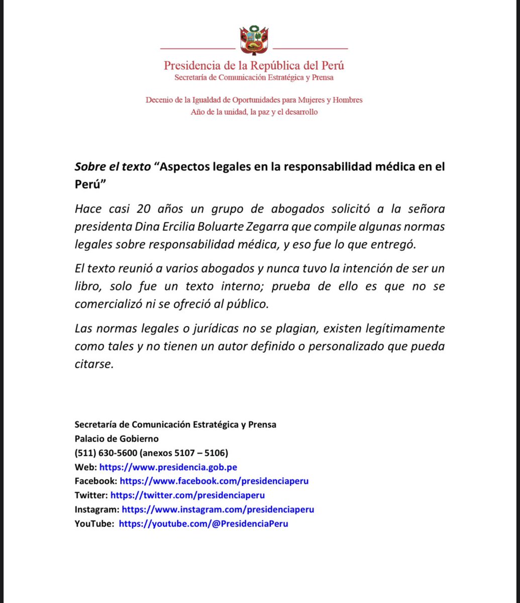 julianaoxenford's tweet photo. Qué vergüenza! Esta es la respuesta desde Palacio al informe exclusivo de @cviguria que presentamos hoy donde, demostramos, que la Presidenta había plagiado en otro texto donde aparece como coautora en el 2004. #AlEstiloJuliana https://t.co/mJKGFYo6pR