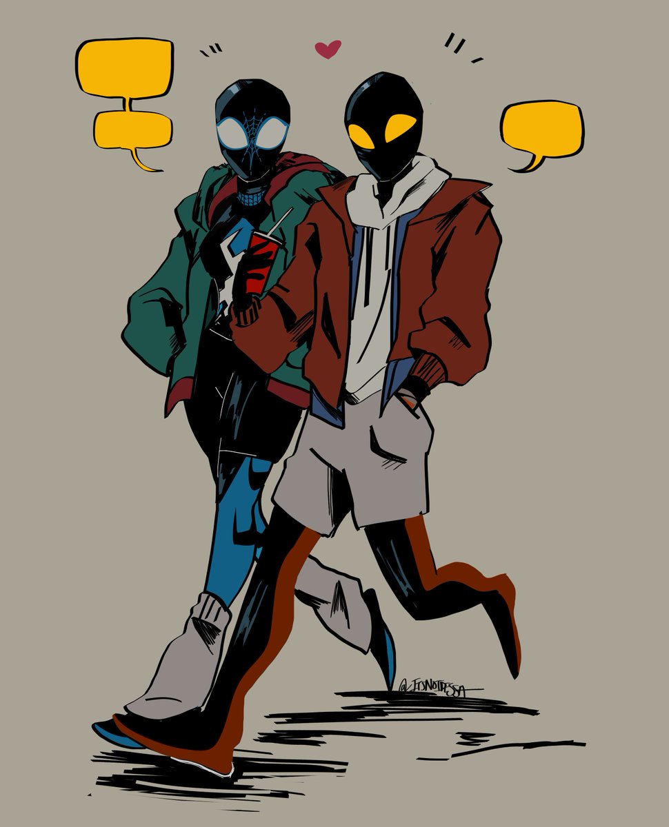 「they're going on dates #spidersona #spid」|dessa デッサのイラスト